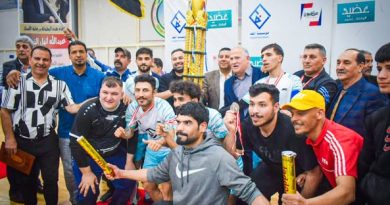 الأستاذ عبدالله النجيفي عضو مجلس محافظة نينوى فريق المؤسسة يتوج بطلا لبطولة مؤسسة #الغد الرمضانية ( نجوم الموصل ) 2025