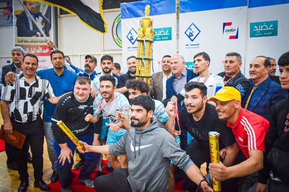 الأستاذ عبدالله النجيفي عضو مجلس محافظة نينوى فريق المؤسسة يتوج بطلا لبطولة مؤسسة #الغد الرمضانية ( نجوم الموصل ) 2025